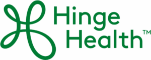 Hinge Health Logo Horizontal Green transparent